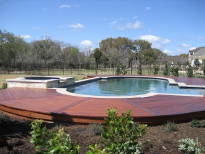 Hardwood Pool Deck by Archadeck