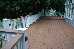 Low Maintenance Multilevel Deck by Archadeck